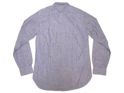 画像2: J.CREW Dot Blue Chambray Shirts  Chin-Strap One-Wash ドット抜染 柄　