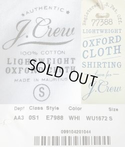 画像4: J.CREW Light Weight Oxford B.D. H/S Shirts  白 オックス 半袖ボタンダウン　