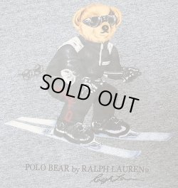画像3: POLO BEAR by RALPH LAUREN Tee ポロ・ベアー プリント Tシャツ スキー 灰杢