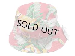 画像1: POLO Ralph Lauren Flower Print HAT ポロ・ラルフ フラワープリント ハット 赤