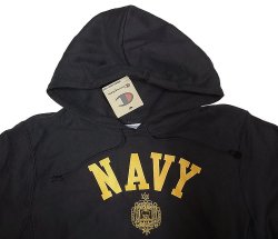 画像3: USNA (US Naval Academy) Champion® RW hoodie リバースウィーブ紺