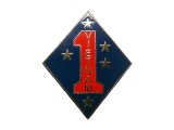 Deadstock US.Military Pins #677 USMC 1st Marine Division VIETNAM Pin