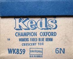 画像6: Deadstock 1970'S Keds CHAMPION OXFORD CRESCNT TOE ケッズ FB 箱付 