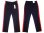 画像1: Calvin Klein Slim Fit Uniform Trousers カルバンクライン ライン入りパンツ紺×赤 (1)