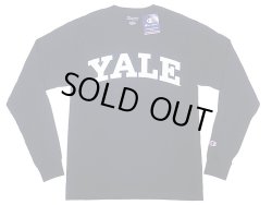 画像1: Champion®College L/S Tee チャンピオン・カレッジ ロングスリーヴＴ 紺 "Yale"