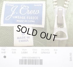 画像6: J.CREW Zip Hoodie Vintage ジェイ・クルー ジップ・パーカー 緑 ヴィンテージ加工　