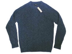 画像1: J.Crew Wool  Cable Knit Sweater ジェイ・クルー ケーブル編 クルー セーター 