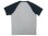 画像2: WALLACE & BARNES 2tone Tee ラグランスリーヴ 紺×灰杢 ツートンTシャツ (2)