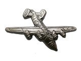 Deadstock US.Military Pins #739 US.ARMY AF B-24 Liberator Pewter 小