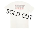 Filson Graphic Tee "FILSON"エンブレム Light Stone フィルソンT アメリカ製