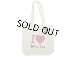 画像1: POLO Ralph Lauren "I♡POLO" Shopping Bag ポロ ショルダー エコバック