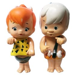 画像2: KENNER PRODUCTS  FLINTSTONES Pebbles and Bamm-Bamm 1980'S 2体