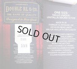 画像5: RRL GORDON  SCARF 100% Cashmere  Made in U.K. カシミアストール 