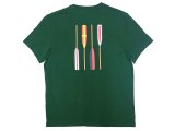 J.Crew KNIT GOODS  Paddle Print Tee  緑 ジェイ・クルー 前後プリントT