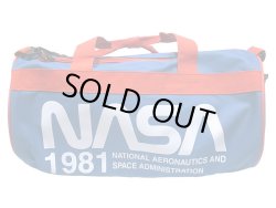 画像1: NASA Duffle Shoulder Bag "1981" アメリカ航空宇宙局 ダッフルバッグ