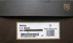 画像9: Allen Edmonds Rothsay Brown Moc-Toe NOS アレン・エドモンズ ブーツ