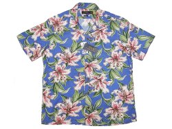 画像1: POLO  Cotton Hawaiian Shirts "Hibiscus" ハイビスカス ハワイアンシャツ 