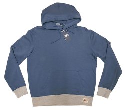 画像2: POLO by Ralph Lauren 2tone Hoodie ポロ・ラルフ 被りツートン パーカー