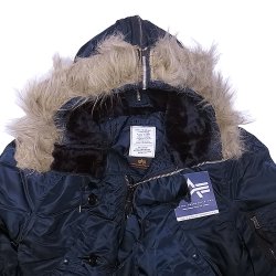 画像5: Deadstock 1992'S©ALPHA type N-2B 紺 Made in USA アルファ フライトJK  