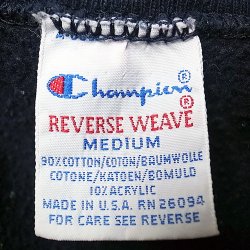 画像5: 【Vintage/Used】Champion® REVERSE WEAVE® 紺 1990S アメリカ製