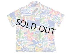 画像1: POLO  Hawaiian Shirts "Hawaiian Beach" レーヨン ハワイアンシャツ 