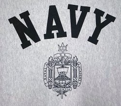 画像4: USNA Champion® REVERSE WEAVE® CREW  "NAVY"リバースウィーブ