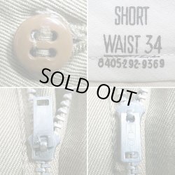 画像8: Deadstock 1956'S US.ARMY CHINO SHORTS KHAKI TWILL 8.2OZ USA製