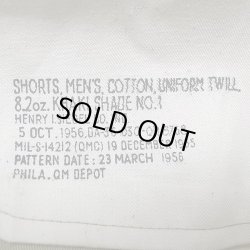 画像7: Deadstock 1956'S US.ARMY CHINO SHORTS KHAKI TWILL 8.2OZ USA製