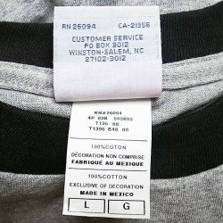 画像8: Deadstock 2000'S Champion® Ringer Tee  杢×黒 デッドストック サイズ有