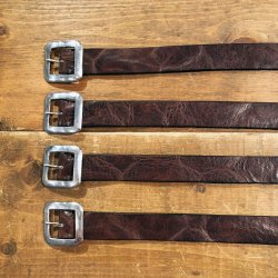 画像6: UN-SYMMETRY GARRISON BELT 3.0 アンシンメトリー ギャリソン ベルト 茶