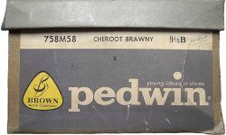 画像9: Deadstock 1970'S Pedwin(Brown Shoe Co) 758M58 CHEROOT BRAWNY