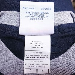 画像6: Deadstock 2000'S Champion® Ringer Tee  紺×杢 デッドストック サイズ有