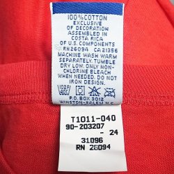 画像6: Deadstock 2000'S Champion® T1011 Tee OF US.COMPONENTS 赤 XL
