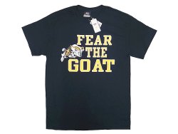 画像1: USNA (US NAVAL ACADEMY) FEAR THE GOAT T 紺×黄 MVSports®