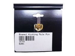 画像4: USMC(WEST POINT) ENAMEL ARMY Kinking Mule Pin Made in USA  #852