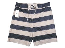 画像1: RRL US.NAVY BORDER SURF SHORTS ダブルアールエル サーフ ショーツ