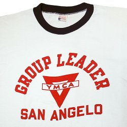 画像4: 【Vintage/Used】1950-60'S CHAMPION Ringer Tee "YMCA" ランナータグ　