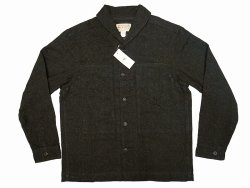 画像1: RRL Salt&Pepper Black Denim Shawl Collar Jump Jacket ダブルアールエル　