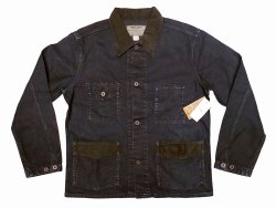 画像1: RRL Corduroy Trim Indigo Denim Jacket ダブルアールエル カバーオール