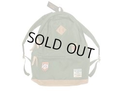 画像1: POLO Ralph Lauren Suede Trim Ranger BackPack ポロ・ラルフ 緑