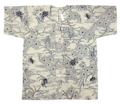 画像2: MAKITAGOFUKUTEN UOGASHI SHIRT W’S 大和絵柄 Handmade in JAPAN　