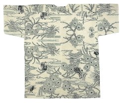 画像3: MAKITAGOFUKUTEN UOGASHI SHIRT W’S 大和絵柄 Handmade in JAPAN　