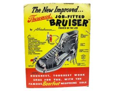 画像1: Thorogood JOB-FITTED "BRUISER"  AD Pasteboard Vintage1960'S