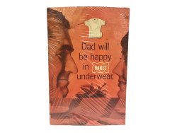 画像1: HANES Underwear AD "Dad will be happy" Pasteboard  NOS 1960'S