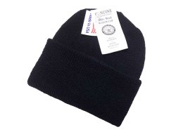 画像1: Deadstock 1990'S US.NAVY Wool Watch Cap 米海軍 ニット・キャップ 紺