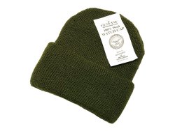 画像1: Deadstock 2000'S US.Military Watch Cap Wool 米軍ニット・キャップ OG