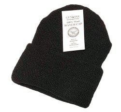 画像2: Deadstock 2000'S US.Military Watch Cap Wool 米軍ニット・キャップ 黒