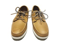 画像1: Deadstock 1990'S Quoddy Trail TAN Deck Mocassin アメリカ製 シミ有