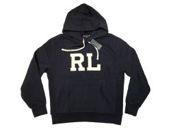 画像1: POLO Ralph Lauren ATHLETIC ”RL” Hoodie 紺  ポロラルフローレン 