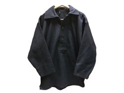 画像1: Deadstock 1950'S UNKOWN BRAND MELTON P/O JACKET D.NAVY